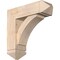 Ekena Millwork Thorton Arts and Crafts Smooth Bracket w/ Offset Brace, Douglas Fir, 7 1/2"W x 24"D x 24"H BKT0806X24X24THR03SDF - alternate 1